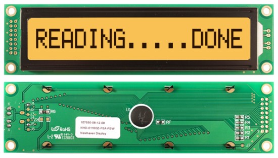 NEWHAVEN DISPLAY NHD-0116GZ-FSA-FBW