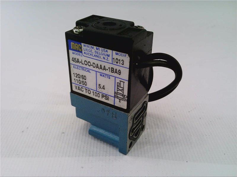 MAC VALVES INC 45A-L00-DAAA-1BA9