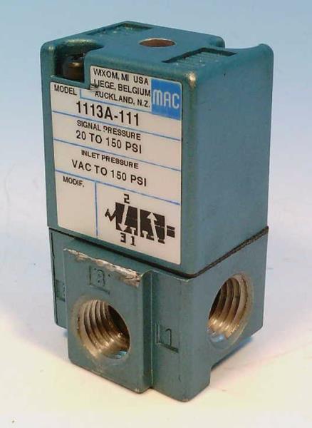 MAC VALVES INC 1113A-111
