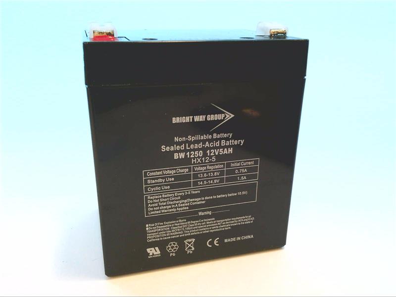 BRIGHT WAY BW 1250 - F2 - 12V 5AH SLA