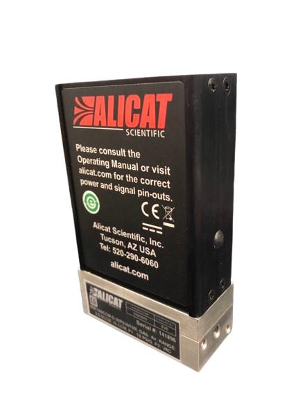 ALICAT SCIENTIFIC MW-10SCCM-D-30PSIA/10M, GAS: AIR, RANGE: 2.5 SCCM, 10 CCM, P1:-10 PSIG, P2: VAC