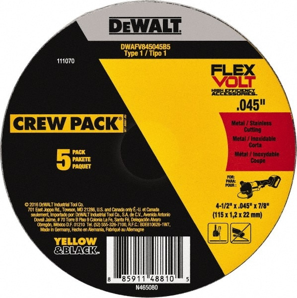 STANLEY BLACK & DECKER DWAFV845045B5