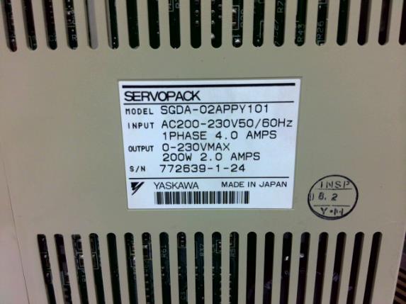 YASKAWA ELECTRIC SGDA-02APPY101