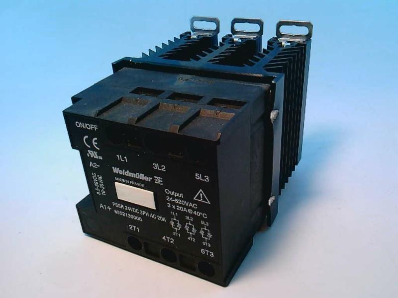 WEIDMULLER PSSR 24VDC/3PH AC 20A