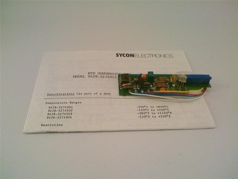 SYCON AUTOMATION 9428-5274901