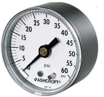 ASHCROFT 25W1005PH-02L-60