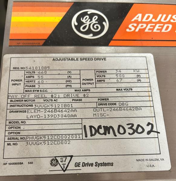 GENERAL ELECTRIC 3VVGK512CD002