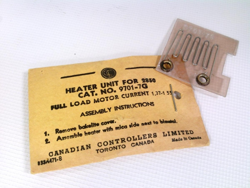 CANADIAN CONTROLLERS LIMITED 9701-7G