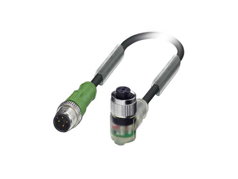 SAC-4P-M12MS/0,3-PUR/M12FR-3L by PHOENIX CONTACT