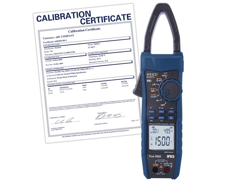 REED INSTRUMENTS R5075-NIST