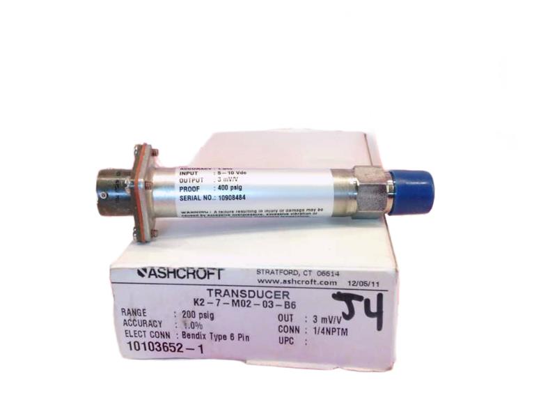ASHCROFT K2-7-M02-03-B6200