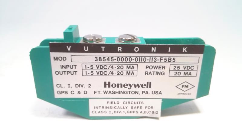 HONEYWELL 38545-0000-0110-113-F5B5