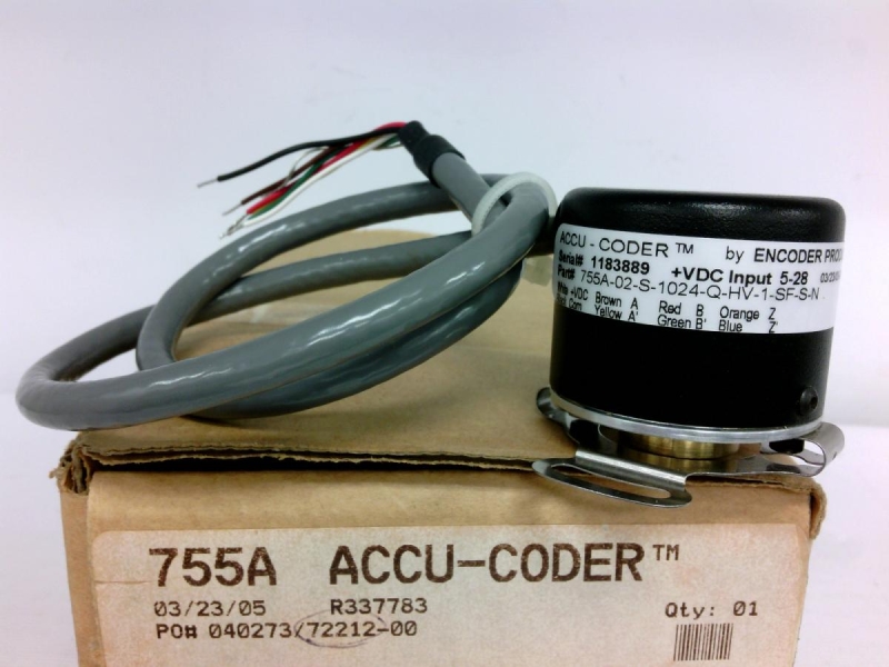 ENCODER PRODUCTS 755A-02-S-1024-Q-HV-1-SF-S-N