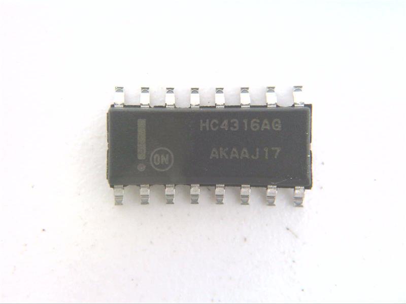 MC74HC4316ADR2G by ON SEMICONDUCTOR