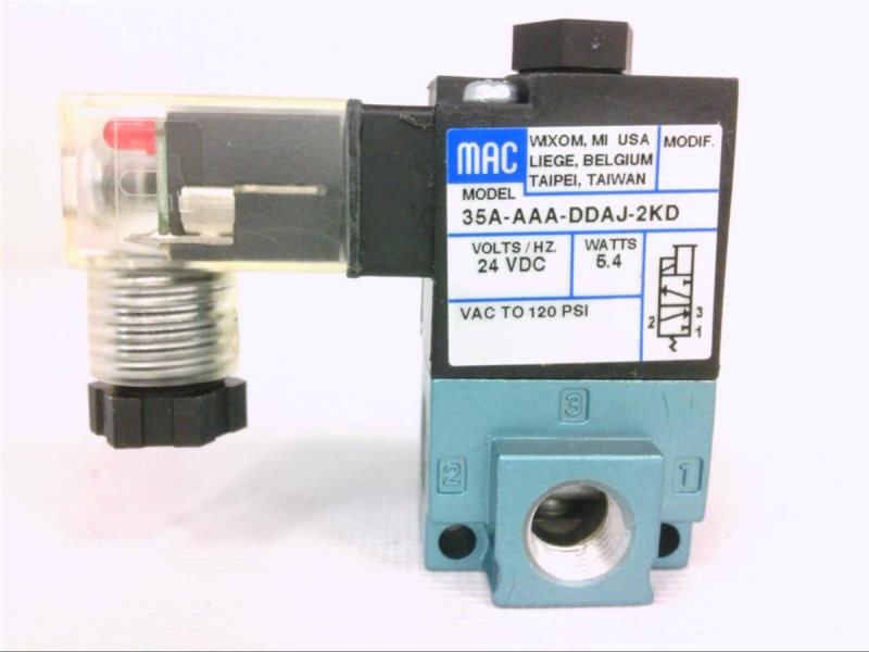 MAC VALVES INC 35A-AAA-DDAJ-2KD