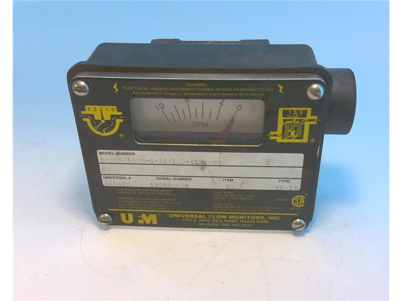 UNIVERSAL FLOW MONITORS SN-BSB10GM-6-32V1.0-A1NR-2D