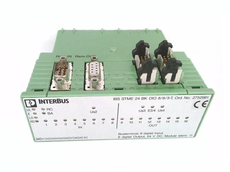 PHOENIX CONTACT IBS STME 24 BK DIO 8/8/3-T