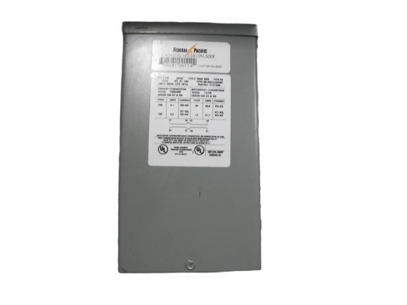 FEDERAL PACIFIC TRANSFORMER SB12N.500F