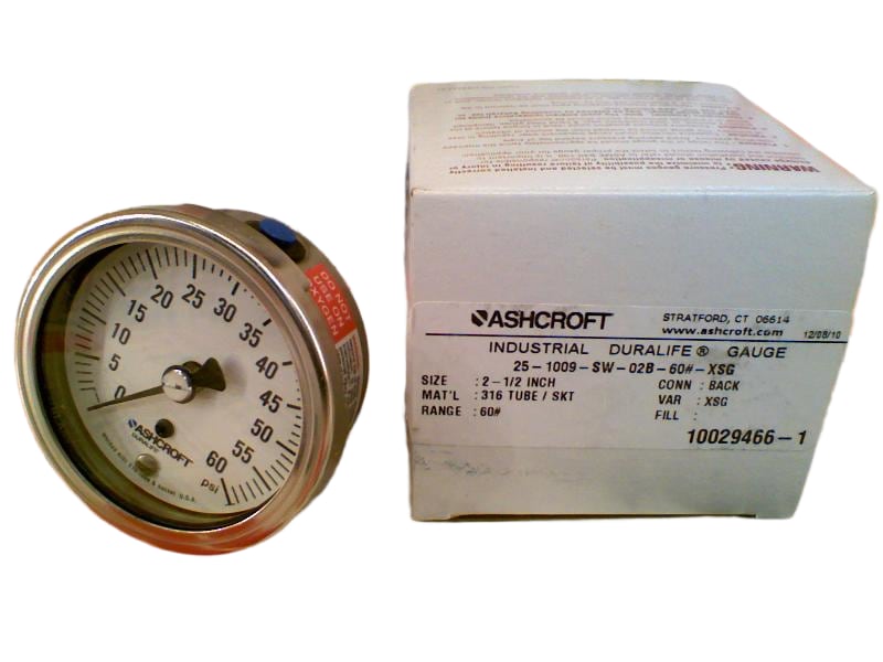ASHCROFT 25-1009-SW-02B-60-XSG