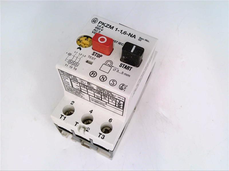 EATON CORPORATION PKZM-1-1,6-NA