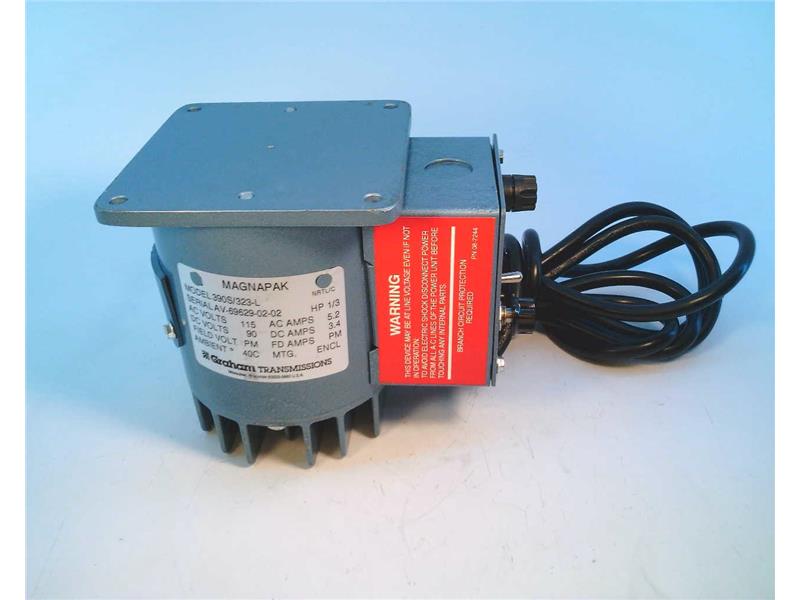 GRAHAM MOTORS AND CONTROLS 390S/323-L