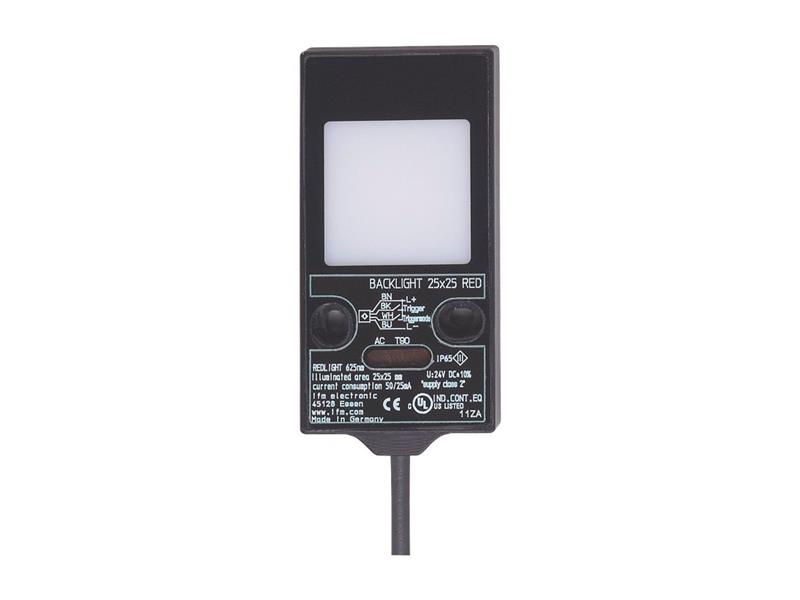 EFECTOR BACKLIGHT 25X25 RED-O2D900