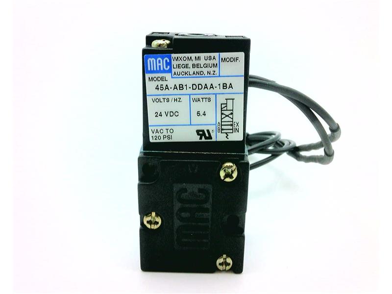 MAC VALVES INC 45A-AB1-DDAA-1BA