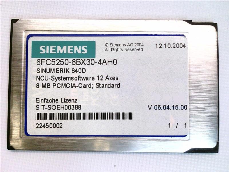 SIEMENS 6FC5250-6BX30-4AH0