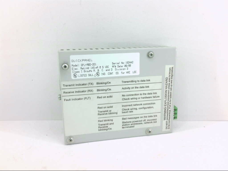 SCHNEIDER ELECTRIC CQPJ-ABD-201