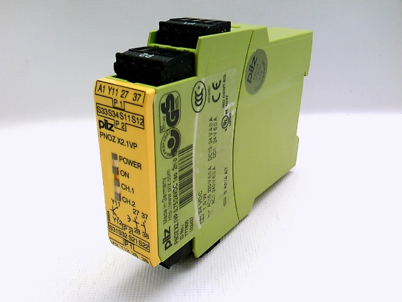 PILZ PNOZ-X2.1VP-0.75/24VDC-1SO-2N/O-FIX