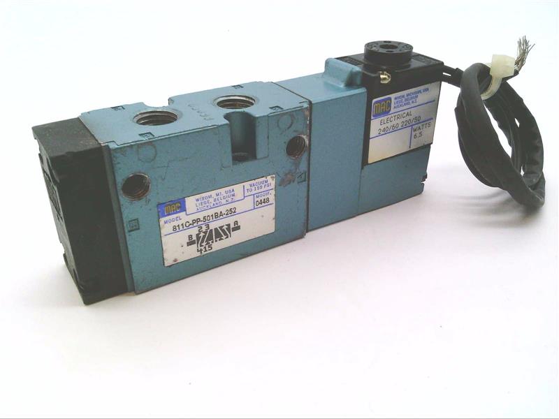 MAC VALVES INC 811C-PP-121BA-252