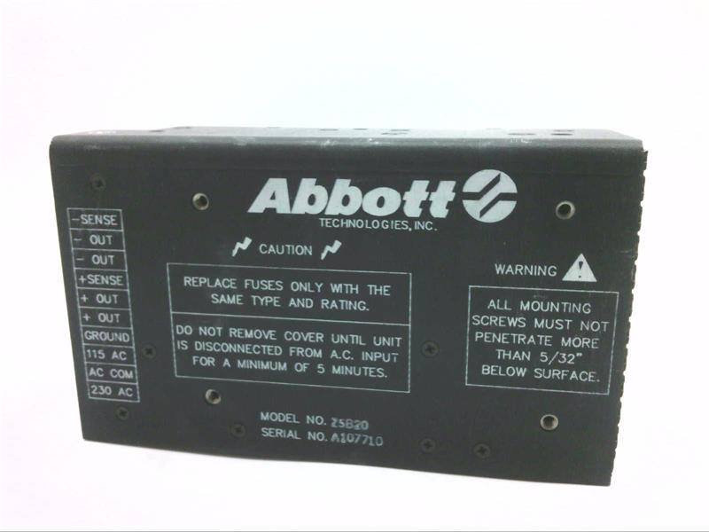ABBOTT TECHNOLOGIES Z5B20