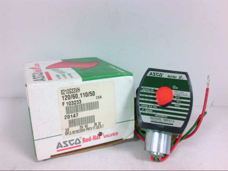 ASCO 8210G33VH 120/60,110/50