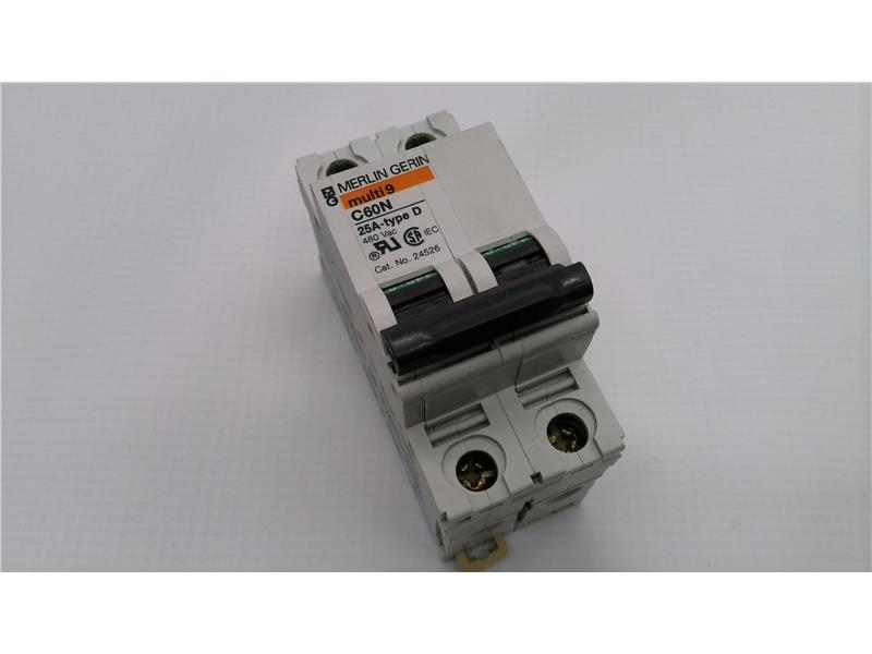 SCHNEIDER ELECTRIC C60N-2P-25A