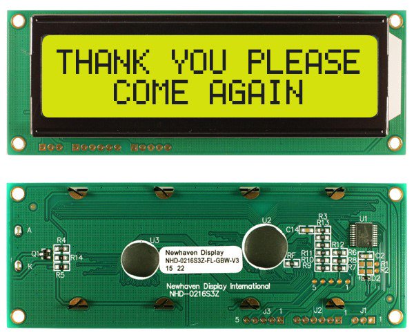 NEWHAVEN DISPLAY NHD-0216S3Z-FL-GBW-V3