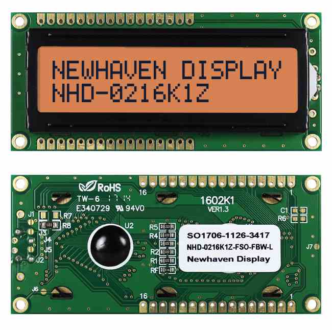 NEWHAVEN DISPLAY NHD-0216K1Z-FSO-FBW-L