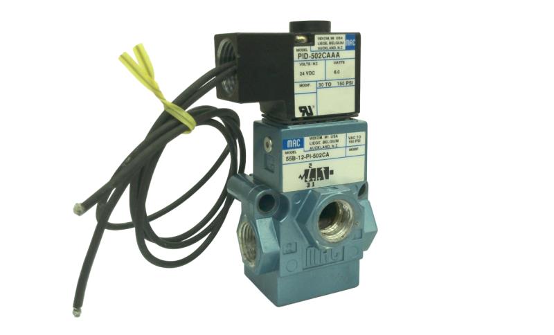 MAC VALVES INC 55B-12-PI-502CA