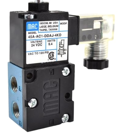 MAC VALVES INC 45A-AA1-DDAJ-1PA