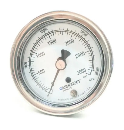 ASHCROFT 25-1009-SWL-02B-3000-XFF