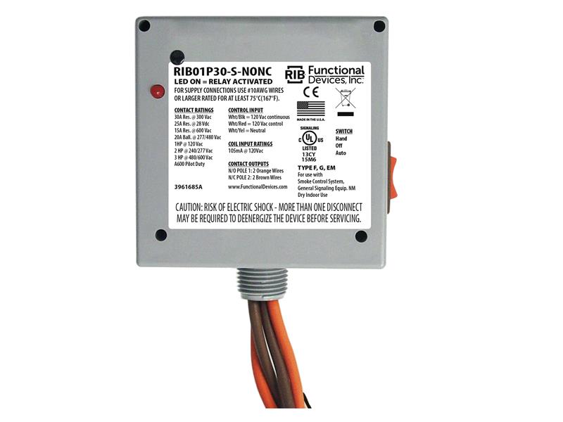 FUNCTIONAL DEVICES RIB01P30-S-NONC