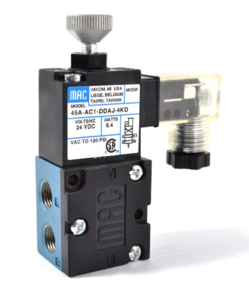 MAC VALVES INC 45A-MAF-DFBD-1BN