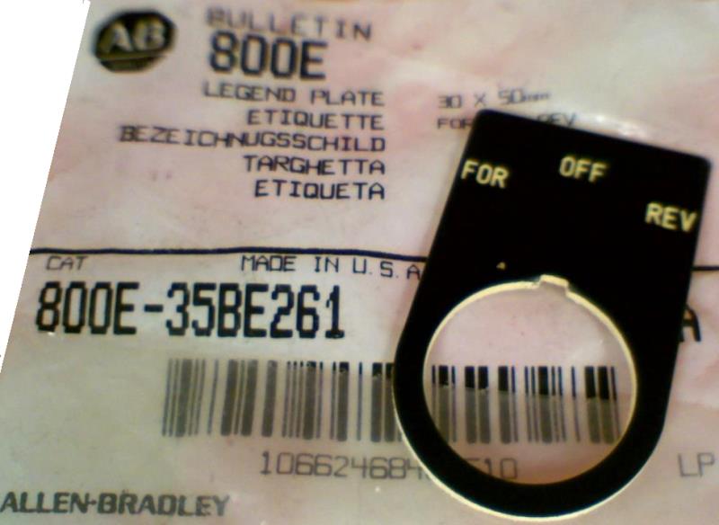 ALLEN BRADLEY 800E-35BE261
