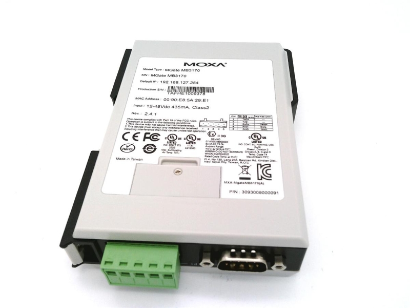 THE MOXA GROUP MGATE MB3170