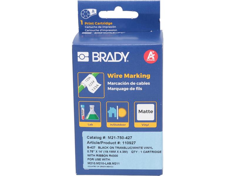 BRADY M21-750-427