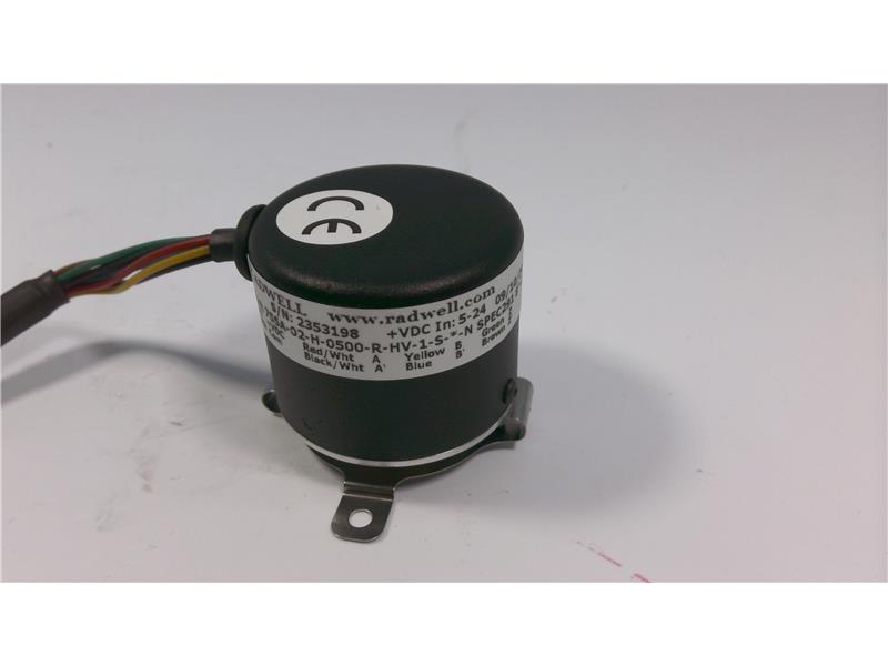 ENCODER PRODUCTS 755A-02-H-0500-R-HV-1-S-*-N SPEC291 8" CABLE