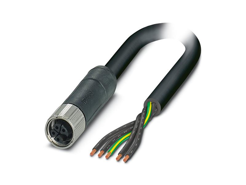 PHOENIX CONTACT SAC-5P- 3,0-PVC/M12FSK PE