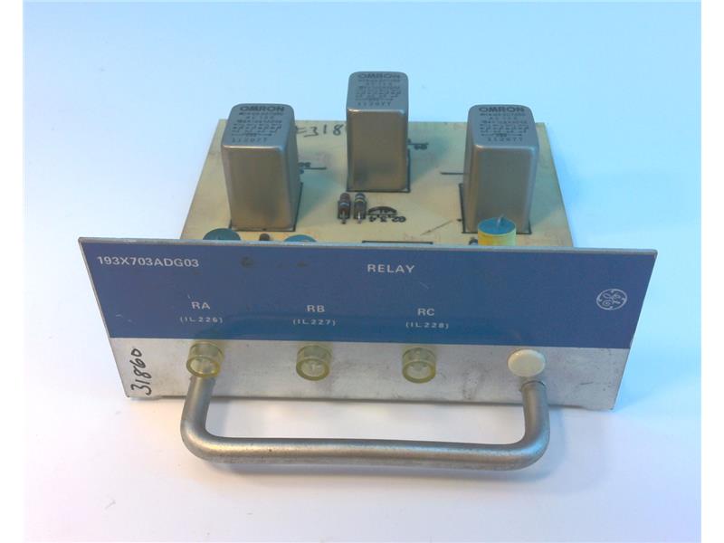 GENERAL ELECTRIC 193X-703ADG03