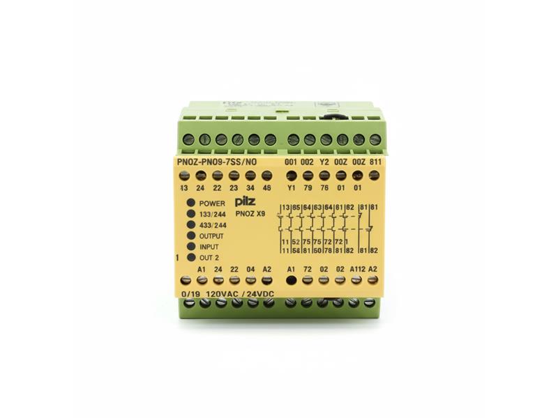 PILZ PNOZ-X9-7S/NO/110-120VAC/24VDC
