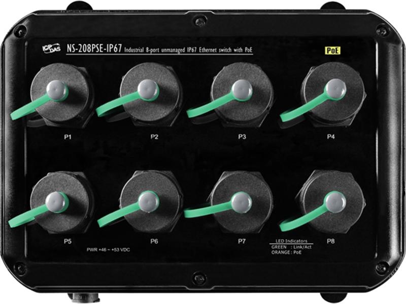 ICP DAS USA NS-208PSE-M12-IP67
