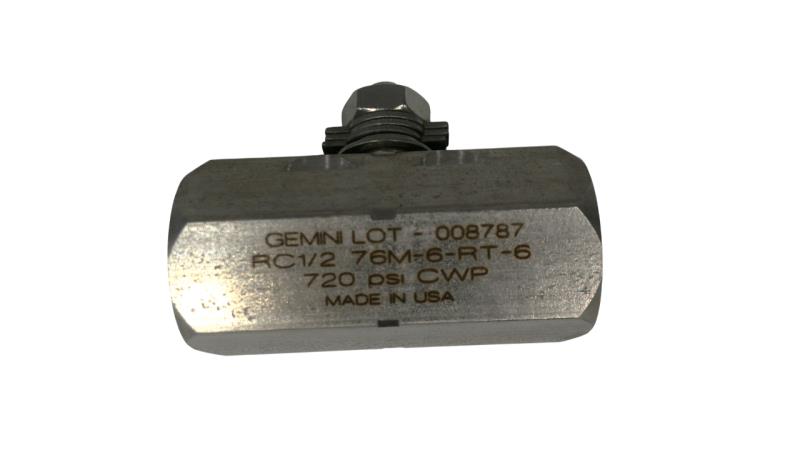 GEMINI VALVE 76DN15RC6Z